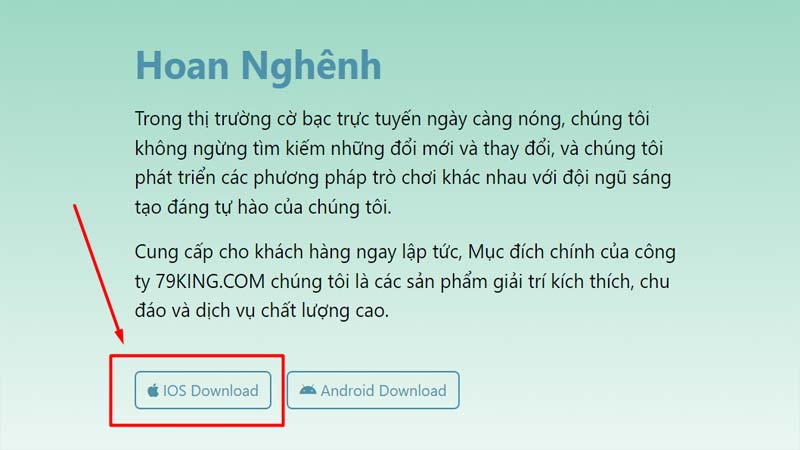 Hướng dẫn cài đặt 79King trên thiết bị IOS